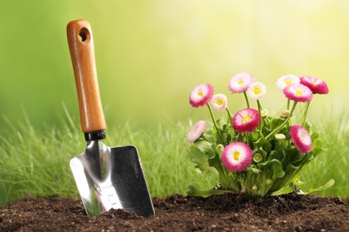 Compliance paperwork and insured gardening team